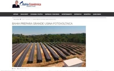 Bahia prepara grande usina fotovoltaica