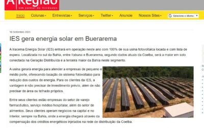 Bahia vai inaugurar maior usina solar conectada à rede de distribuição