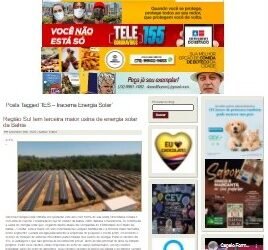 Região Sul tem terceira maior usina de energia solar da Bahia